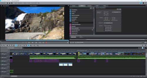 Video deluxe 2023 Plus  im Timeline-Modus