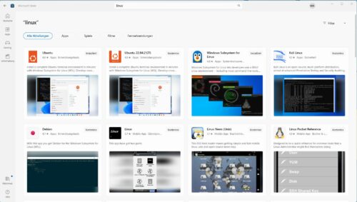 Linux im Store