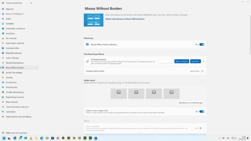 Mouse without Borders in den Microsoft PowerToys