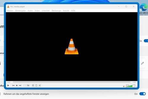 vlc immer im Vordergrund