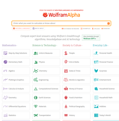 WolframAlpha