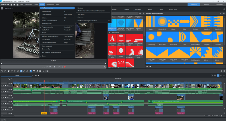 Magix Video Deluxe 2025 – Moderne Oberfläche, KI und Premium-Inhalte