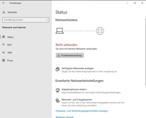 Windows 10 ohne Internetverbindung