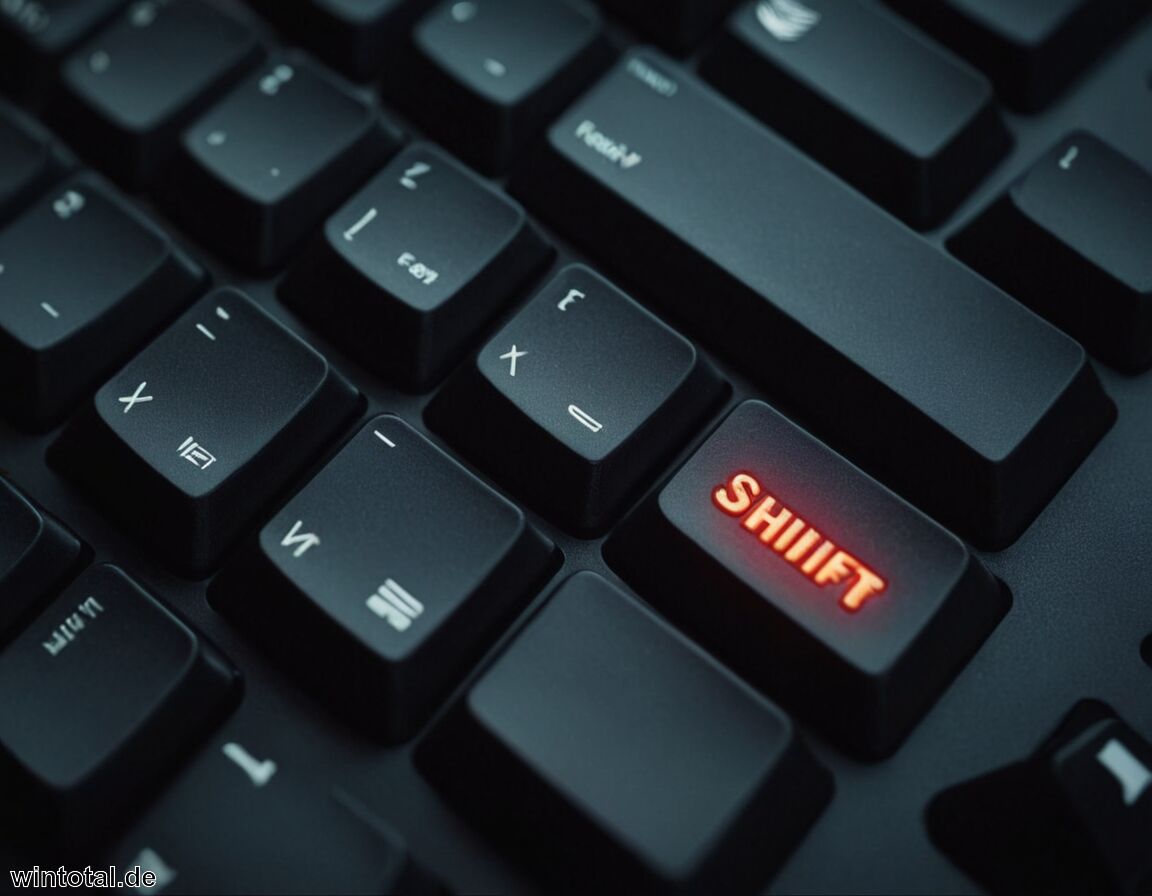 Großschreibung und Sonderzeichen schnell einsetzen - Die Shift-Taste – mehr als nur für Großbuchstaben