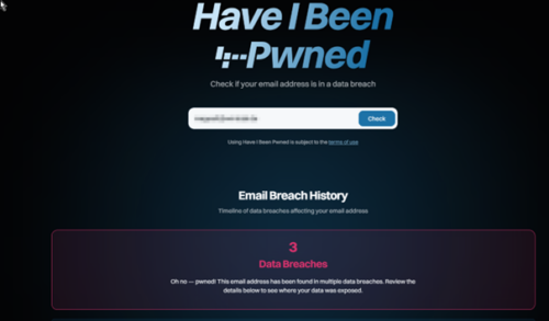 Have I Been Pwned