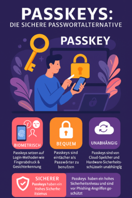 Passkeys – die sichere Passwortalternative
