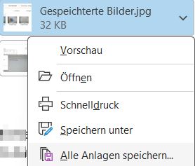 Alle Anlagen speichern