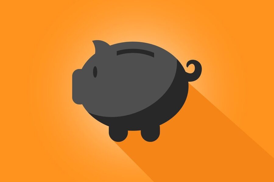 saving, sparen, save, money, bank, currency, icon, finance, piggy, coin, wealth, orange money, orange finance, orange bank