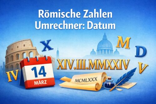 Römische Zahlen Umrechner Datum