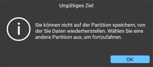 Quelle und Ziel identisch