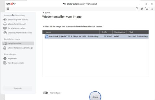 Wiederherstellen von Image