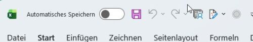 Arbeitsmappe freigeben im Schnellzugriff