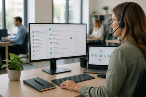 Omnichannel Kundenservice im Büroalltag: Wie WhatsApp, E‑Mail und Office Workflows zusammenspielen