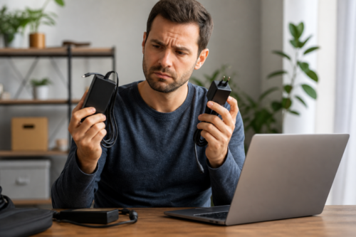 Stromversorgung für Laptops: Typische Fehler bei der Wahl zwischen Netzteil und Ladegerät