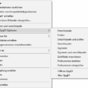 Kontextmenü zum Verschlüsseln und Signieren in Gpg4win Kontextmenü zum Verschlüsseln und Signieren in Gpg4win