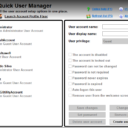 Quick user manager Quick user manager