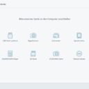 Auswahl externer Datenträger Auswahl externer Datenträger