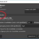 Bild als GIF exportieren in Gimp. Bild als GIF exportieren in Gimp