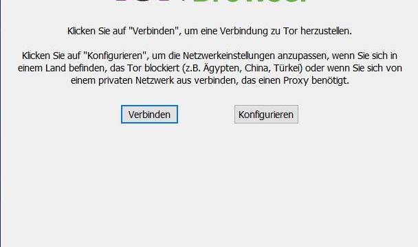 Verbindungsaufbau Tor-Netzwerk Tor Browser starten