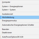 AutoPowerOptionsOK Trayfunktionen AutoPowerOptionsOK Trayfunktionen