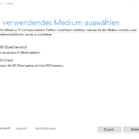 Windows 11 Media Creation Tool Erstellung der Medien