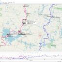 GPXSee Anzeige von Tracks