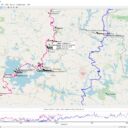 GPXSee Anzeige von Tracks