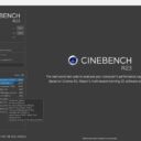 Cinebench Startscreen