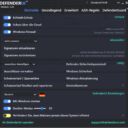 DefenderUI Startseite