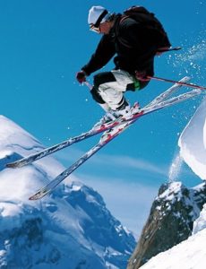 action cam beim Skifahren